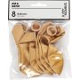 Luftballons - Gold - 23 cm - 8 Stk