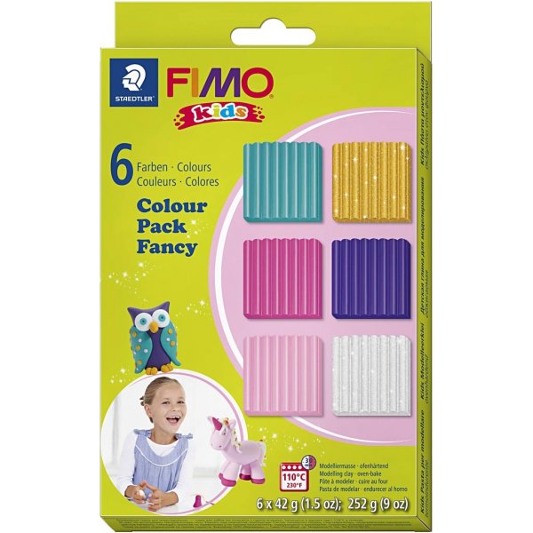 FIMO Kids Clay - Komplementrfarben - 6 x 42 g