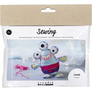 Mini DIY Kit Nähen, gemischte Farben, Filzmonster Mini DIY Kit Nähen, gemischte Farben, Filzmonster