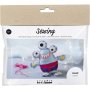 Mini DIY Kit Nhen, gemischte Farben, Filzmonster