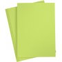 Farbiger Karton - hellgrn - A4 - 180 g - 20 Blatt