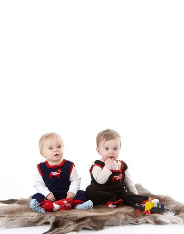 Strickmuster - Pullover, Strickjacke, Hose und Mtze mit Dala-Pferden