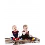 Strickmuster - Pullover, Strickjacke, Hose und Mtze mit Dala-Pferden
