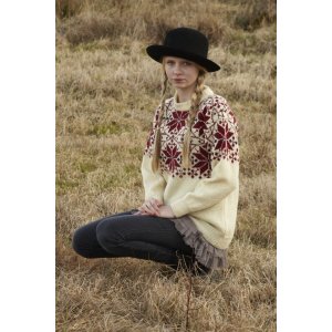 Strickanleitung - Gemusterter Herbstpullover (Damen) Strickanleitung - Gemusterter Herbstpullover (Damen)