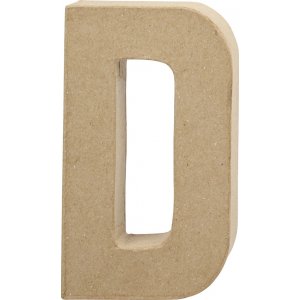Pappbuchstabe - D - 5 cm Pappbuchstabe - D - 5 cm