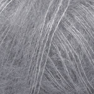 DROPS Kid-Silk Uni Color Garn - 25 g - Grau (10) DROPS Kid-Silk Uni Color Garn - 25 g - Grau (10)