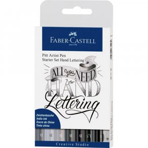 Zeichenstift Faber-Castell PITT Artist Handlettering - Starterset Zeichenstift Faber-Castell PITT Artist Handlettering - Starterset