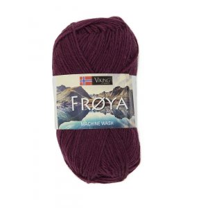 Wikingergarn Fröya 50g - Pflaumenlila (221) Wikingergarn Fröya 50g - Pflaumenlila (221)