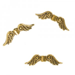 Flügelperlen 10er-Pack - Gold Flügelperlen 10er-Pack - Gold