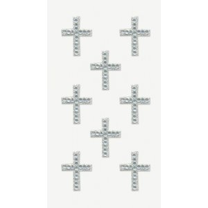 Aufkleber mit Strasssteinen - Kreuz - Kristall Aufkleber mit Strasssteinen - Kreuz - Kristall