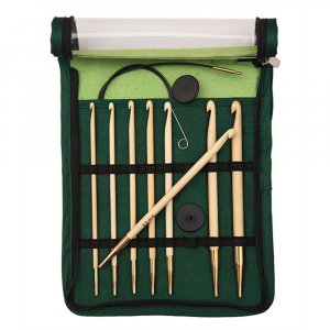 Strickset Bambus - Tunesische Häkelnadeln und Endnadeln 3,50-8,00 mm Strickset Bambus - Tunesische Häkelnadeln und Endnadeln 3,50-8,00 mm