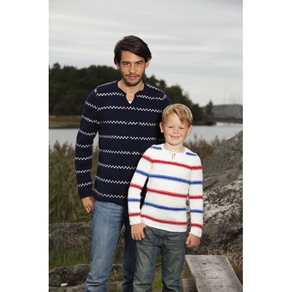 Strickanleitungen - Strickpullover mit Muster (Damen, Herren & Kinder)