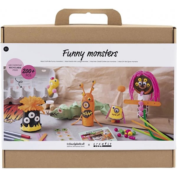 Maxi DIY Mix Lustige Monster, gemischte Farben
