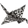 Origami-Papier - schwarz/wei - 15 x 15 cm - 50 Blatt