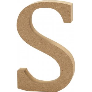 Buchstabe - 13 x 2 cm - S Buchstabe - 13 x 2 cm - S