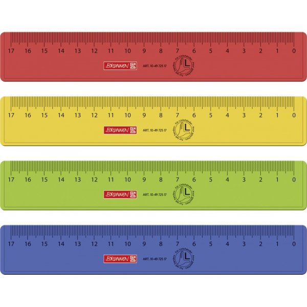 Lineal 17 cm fr Linkshnder