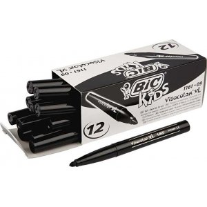 Visa Color Marker - 3 mm - Schwarz - 12 Stk Visa Color Marker - 3 mm - Schwarz - 12 Stk