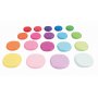 Runde bunte Holzsteine 20 Stk