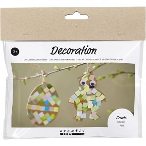 Mini-DIY-Dekorationsset, Ei und Huhn Mini-DIY-Dekorationsset, Ei und Huhn