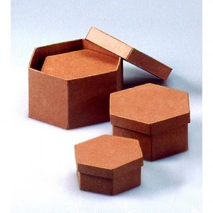 Box-Set 10 - 14,5 cm - 3-teilig sechseckig Box-Set 10 - 14,5 cm - 3-teilig sechseckig