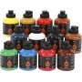 Pigment Art School - Standardfarben - seidenmatt - 12 x 500 ml