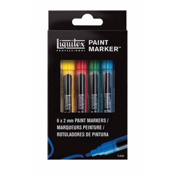 Acrylmarker-Set Liquitex LQX Fine - 6 Stifte