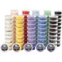 Silk Clay - gemischte Farben - 10 x 10 x 35 g