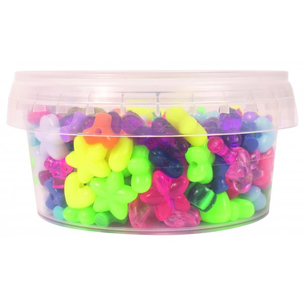 Perlen im Glas - Perlenmix-Figuren - 250 Stk