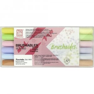 Pinselstifte ZIG Brushables 6 Stifte - Pastell Pinselstifte ZIG Brushables 6 Stifte - Pastell