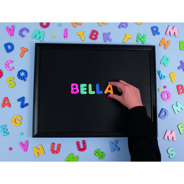 Magnetbuchstaben gemustert 60 Stk