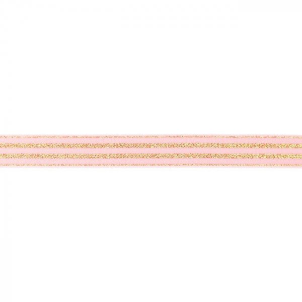 Gummiband - Lurex - Gold - 20 mm