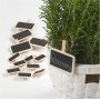 Brett mit Clip - 4 x 2 cm - 12 Stk