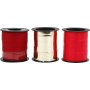 Geschenkkordel - Gold - Rot - Rot - 3 x 15 m