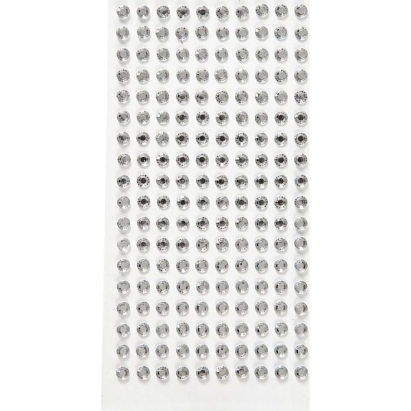 Strasssteine - Silber - 5 mm - 144 Stk