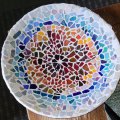 Kundenbild Glasmosaik - gemischte Farben - Inhalt kann variieren - 8-20 mm - 2 kg