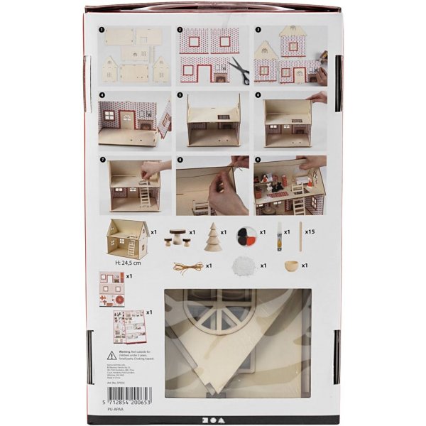 Das Materialset fr die Tr des Elfen - Haus