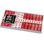 Dekoband - Rot-Wei-Harmonie - 12 x 1 m