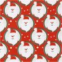 Geschenkpapier - rot - Weihnachtsmann - 100 m