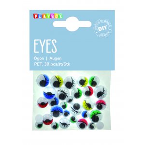 Farbige Augen mit Fransen