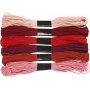 Harmony-Stickgarn - rote Harmonie - 6 Bndel