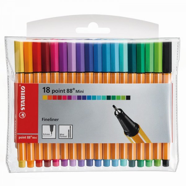 Fineliner Point 88 MINI - 18er-Pack