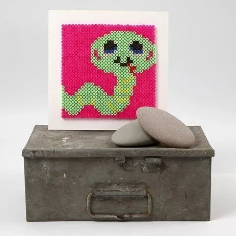 NABBI Photo Pearls Perlenfliesen - Klar - Quadratisch, stapelbar - 15x15 cm - 2 Stk