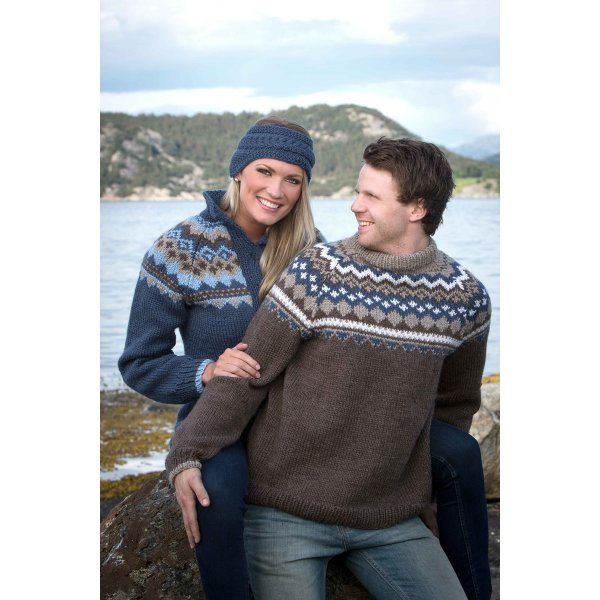 Strickmuster - Strickjacke und Stirnband