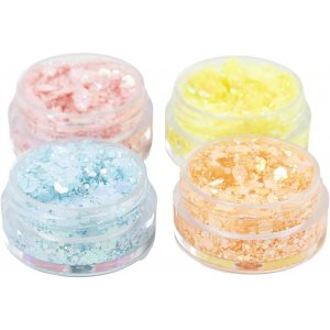 Glitzerknete, Pastellfarben 4x5 ml Glitzerknete, Pastellfarben 4x5 ml
