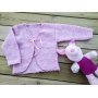 Strickanleitung - Kinder-Cardigan aus Doppelmoosstrick mit Hkelborte
