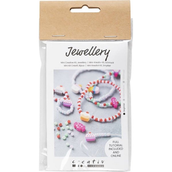 Mini-DIY-Schmuckset - elastisches Armband und Ring