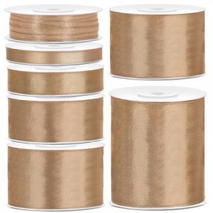 Satinband - 25 m - Gold Satinband - 25 m - Gold