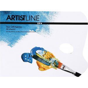 Einwegpalette - weiß - 31 x 23 cm - 40 Blatt Einwegpalette - weiß - 31 x 23 cm - 40 Blatt