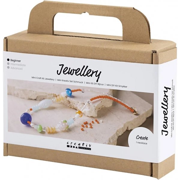 Mini DIY Kit Schmuck, bunt, starke Halskette