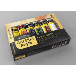 Acrylfarbe W&N Galeria - Farbset 6x60 ml Acrylfarbe W&N Galeria - Farbset 6x60 ml
